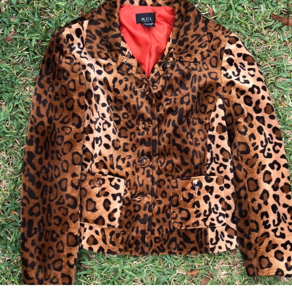 Cheetah print jacket - Picture 3 of 5